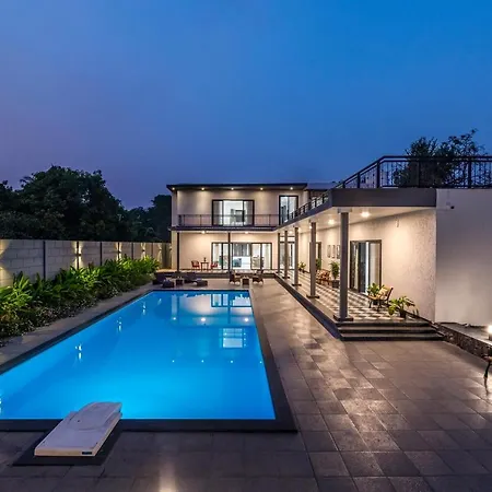 Saffronstays Mayfair Gardens - 4Br Pet-Friendly Pool Villa With Patio, Den, Board Games & Modern Interiors Near Jetty-2
