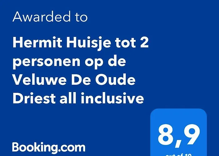 Ruim En Gezellig Chalet Voor 2 Personen Op De Veluwe Recreatiepark De Oude Driest