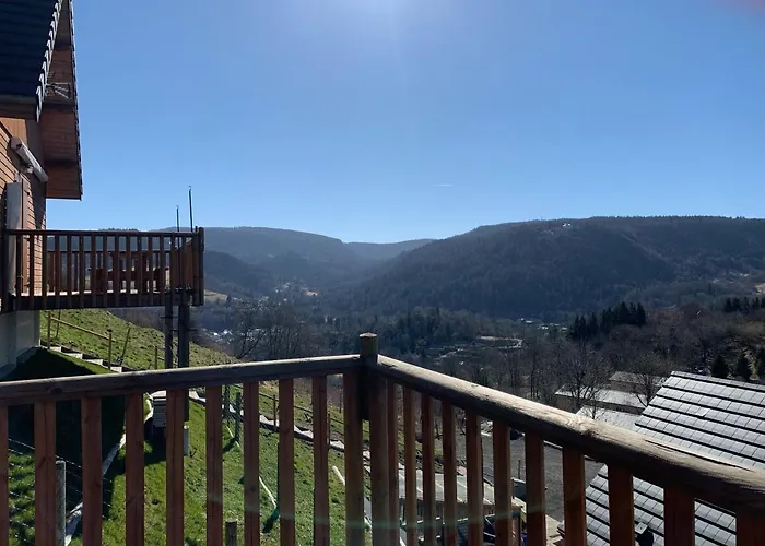 Chalet montagnard Perce Neige avec terrasse plein sud-5 personnes