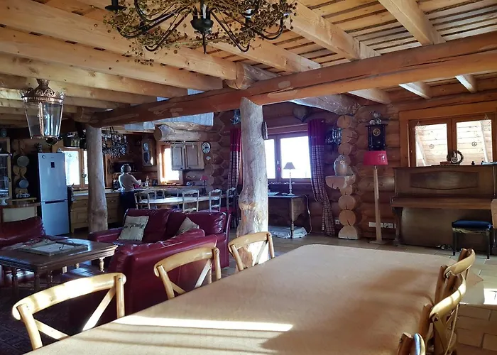 Magnifique Chalet En Rondins Avec Sauna - Vercors