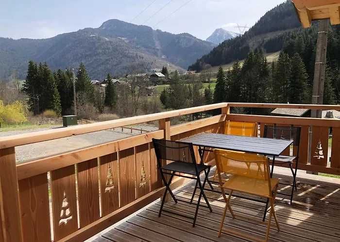 Chalet cosy et moderne vue montagnes