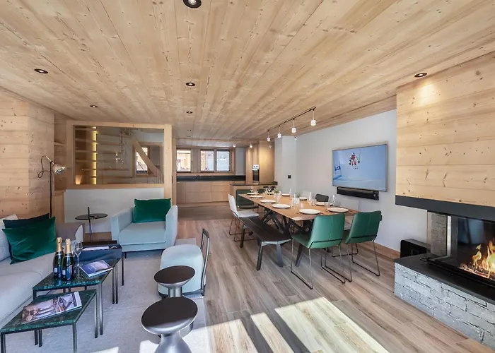 Chalet Moderne A Meribel Avec Sauna
