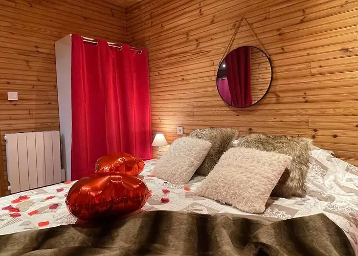Romantique chalet avec sauna et jacuzzi extérieur