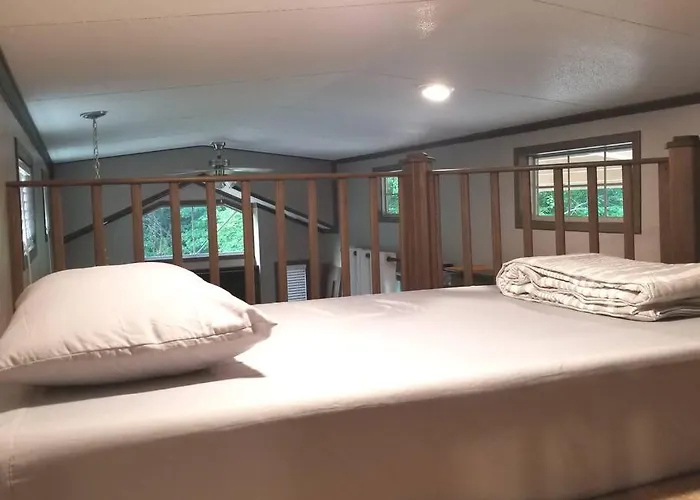Tiny Home With Hammock Loft Bbq And Yard