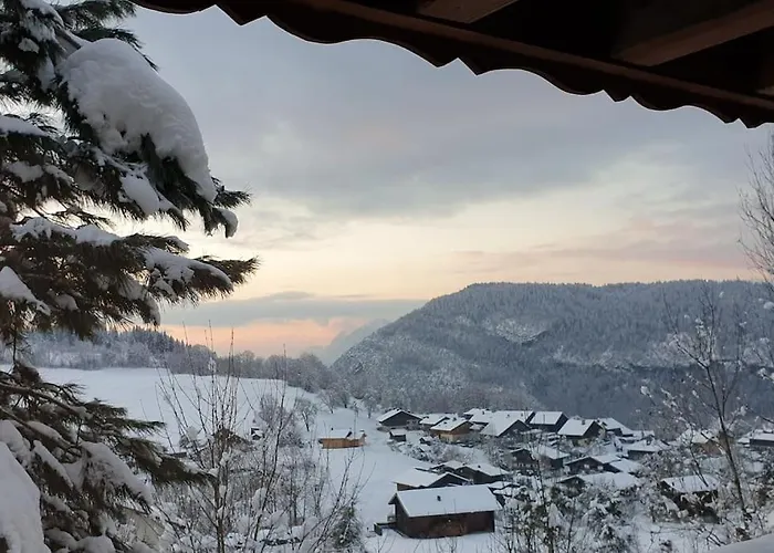 Très belle vue pour un chalet de 200 m2