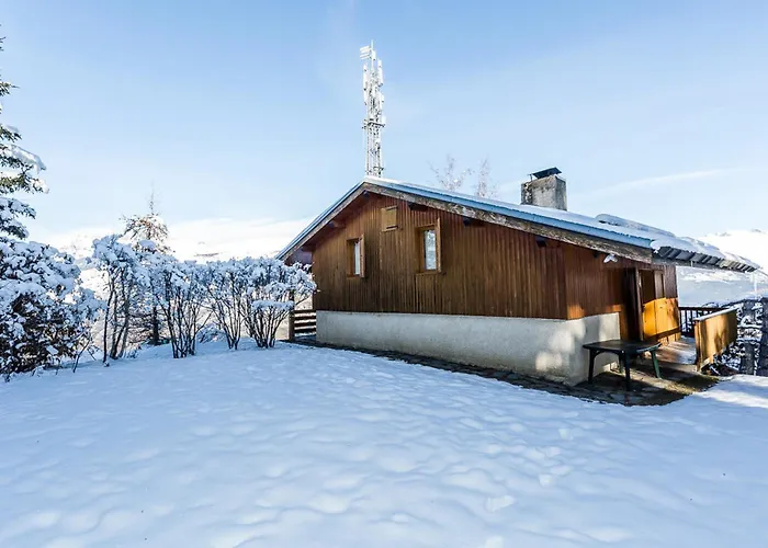Superbe chalet 10 pers avec terrasse, jardin et parking à 2 min des pistes – Montchavin - FR-1-329-87