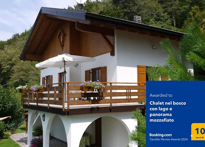 Chalet Nel Bosco Con Lago E Panorama Mozzafiato