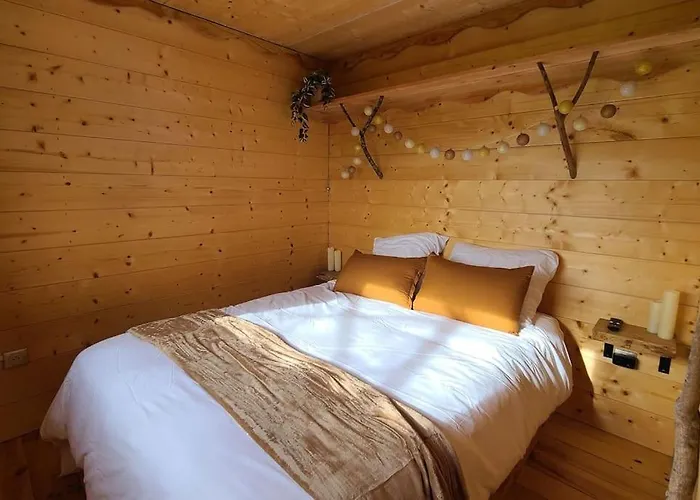 Tiny House Petite Balnéo Cheminée exterieure