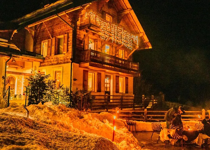 Chalet 4 Saisons with jacuzzi - Ovronnaz