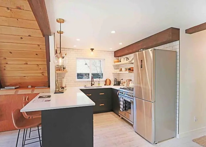 Mid Century Modern Cabin - The Tahoe A-Frame
