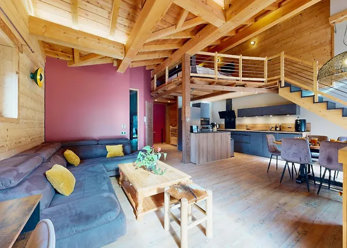 Chalet Grand Croix Avec Jacuzzi Privatif, Vue Montagnes, Local A Ski