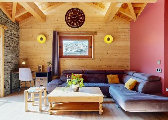 Chalet Grand Croix Avec Jacuzzi Privatif, Vue Montagnes, Local A Ski