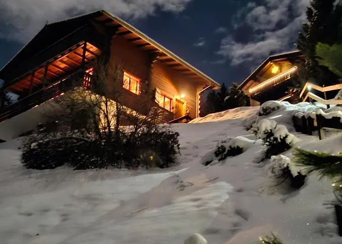 La Tzoumaz - Verbier 4 Vallees - Grand Chalet 5 Chambres, Ski In/Out, Sauna
