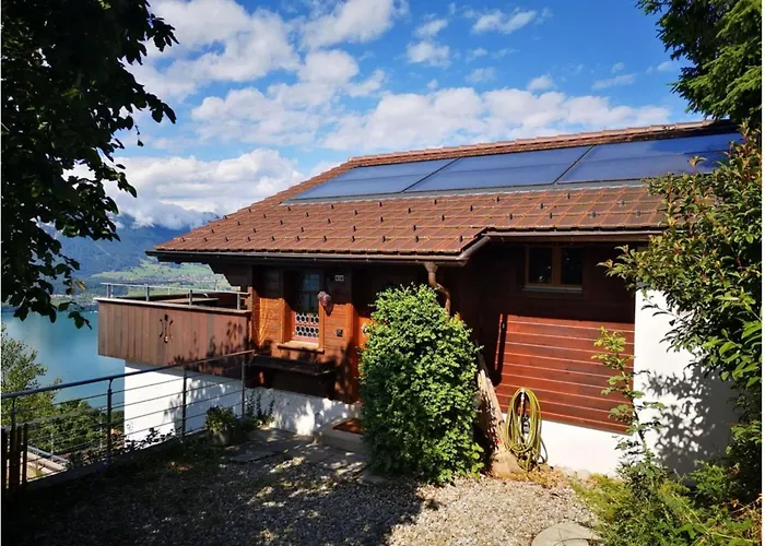 Chalet With Panoramic Views Of The Mountains Of The Oberland And Lake Thun