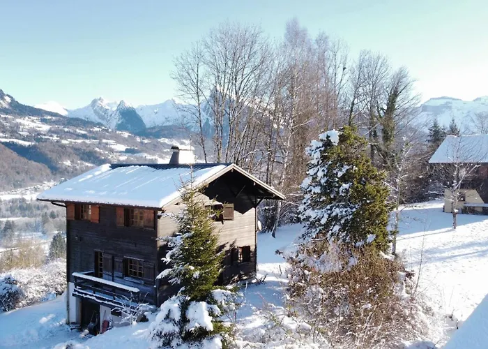 Chalet, Vue Sur La Vallee, Domaine Skiable Grand Massif