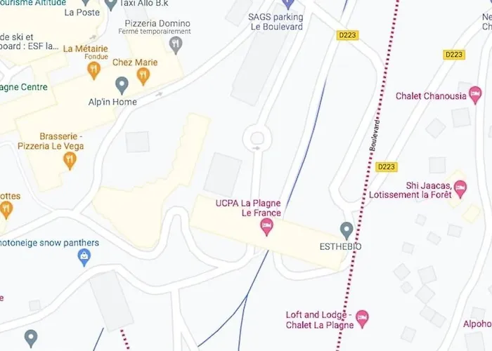 PARADIS LODGE, chalet altitude 2000m, Vue, Plagne Centre, 200m des pistes