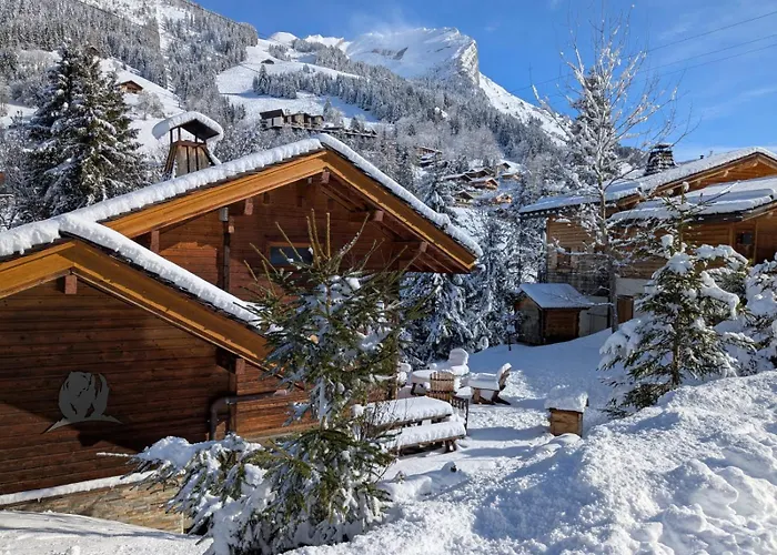 Chalet De L'Ours, 4 Etoiles, Avec Spa Et Proche Des Pistes