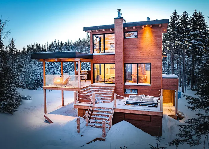 Ridgeview - Mountain View And Spa Near Quebec City