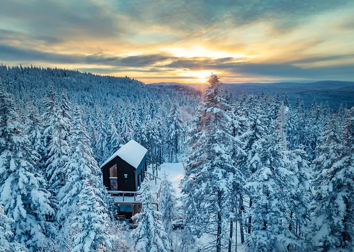 Landskaep - Panoramic View With Spa Near Quebec City