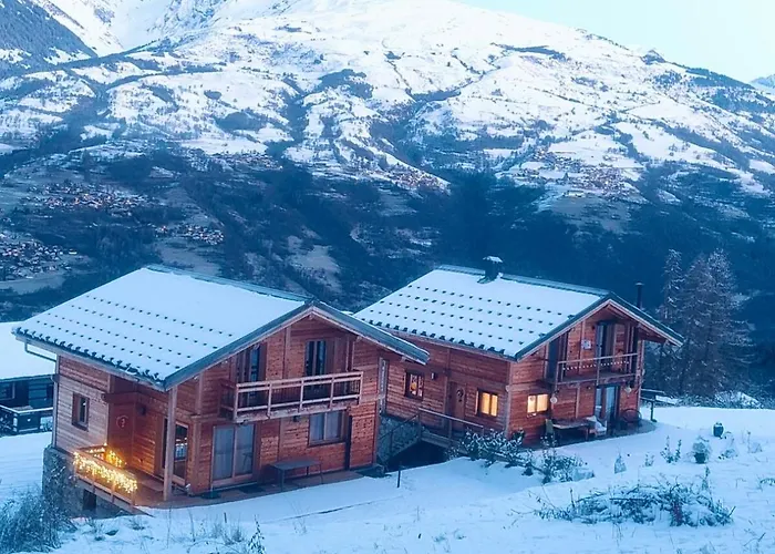 Chalet recent , 5 min télésiège de la Roche, virage 12