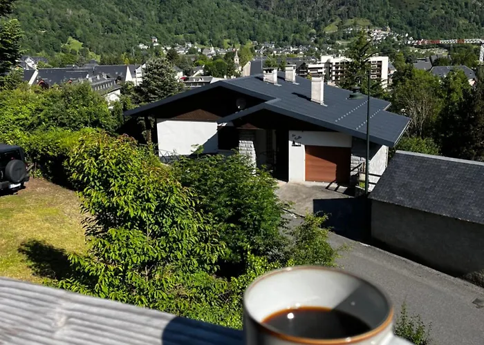 Chalet Otsoak Chalet Prive 3 Chambres 6 Personnes Avec Grande Terrasse, Garage Couvert, Vue Montagnes A St Lary Village
