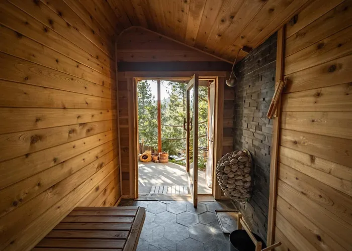 Perch - Peaceful Eco Cedar Hot Tub Ac Ev Mountain Views
