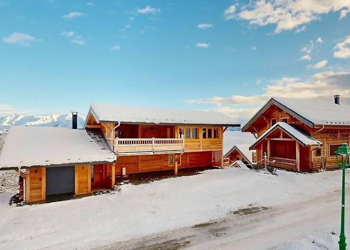 Chalet 5* avec spa et jacuzzi · 15 personnes · accès pistes · parking privé - FR-1-267-310