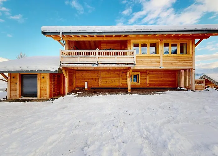 Chalet 5* avec spa et jacuzzi · 15 personnes · accès pistes · parking privé - FR-1-267-310