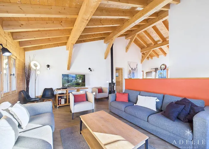 Chalet moderne avec jacuzzi, à 20m des pistes, pour 10 pers. - Les Eucherts - FR-1-398-636
