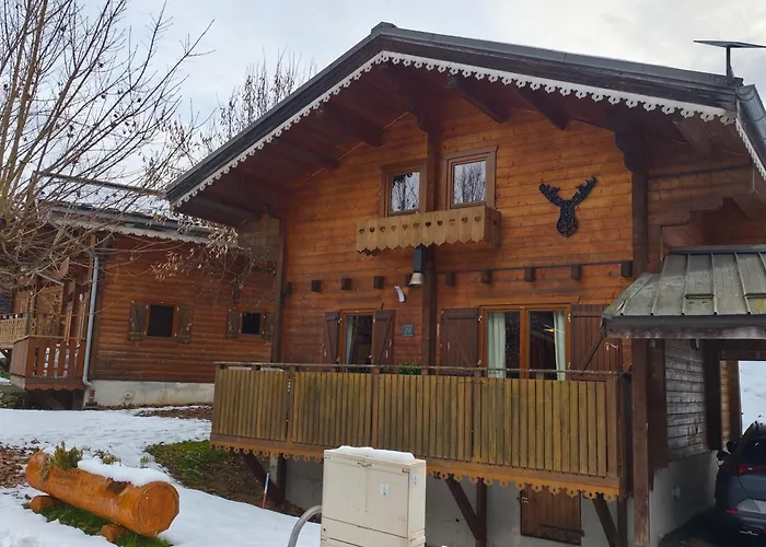Chalet Caribou 74 Avec Piscine Chauffee