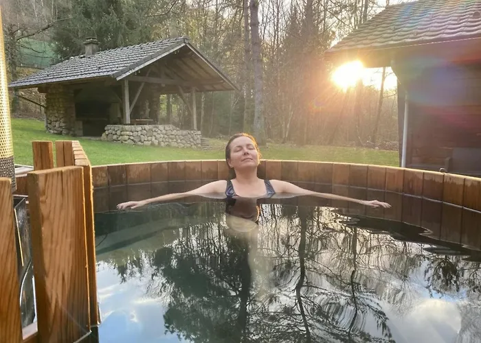 Le Fishing Lodge Chalet En Bois Avec Bain Nordique