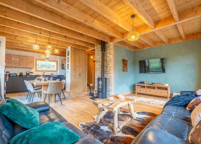 Chalet cosy&neuf, poêle à bois, vue panoramique