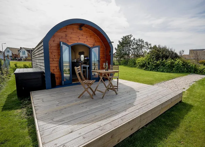 Spring Tide Cliff Top Glamping Pod With Direct Sea Views