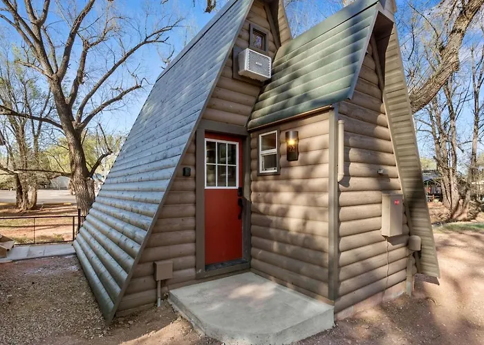 Rustic A-Frame Cabins With Tranquil Nature Views Near Garden Of The Gods In Colorado Springs, Colorado