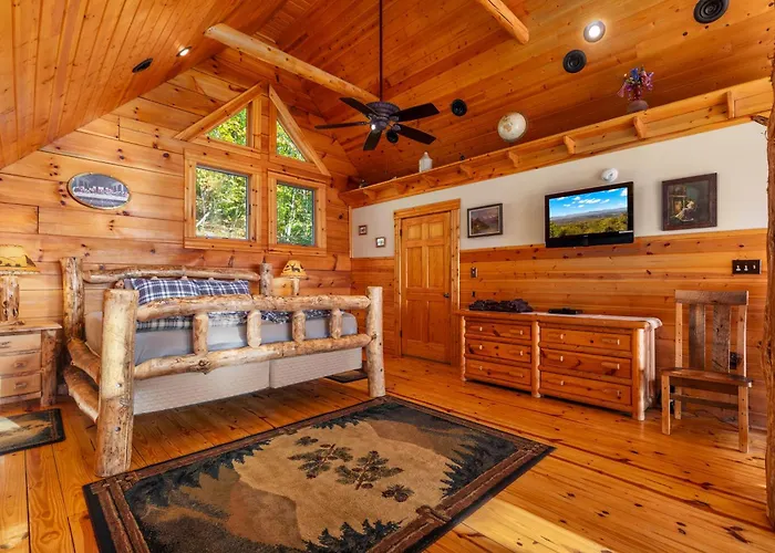 Luxury Log Cabin - Mountain Views - 2 King Suites - Sauna & Firepit - 15 Miles To National Park