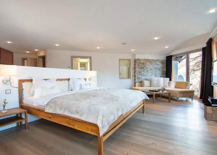 Waldhotel Fletschhorn Private Whole Hotel In Saas-Fee 360 Alpine Views & Sauna