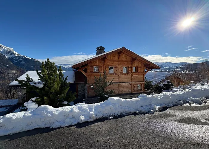 Chalet face au Mont-blanc