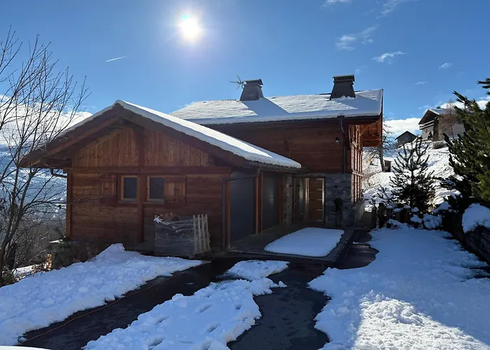 Chalet face au Mont-blanc