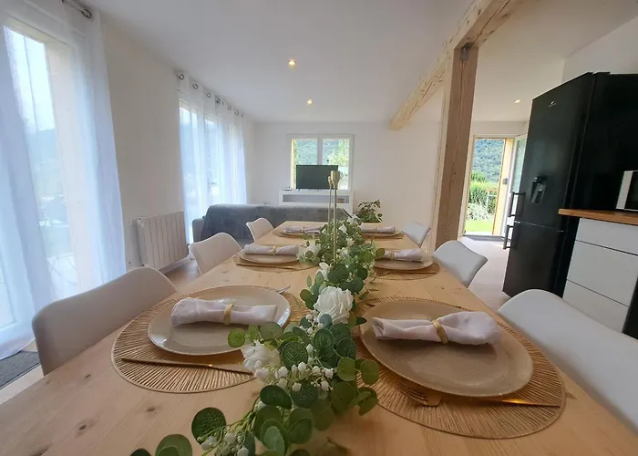 Chalet Bois 6 personnes Sauna et Gym