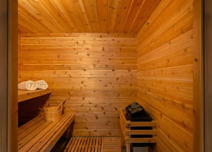 Sauna Firepit Hot Tub Hike