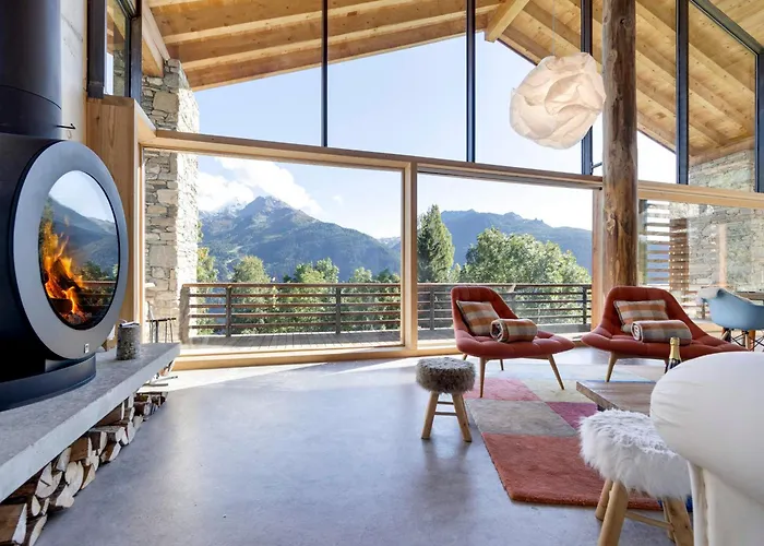 Chalet d'architecte calme à La Rosière avec garage - FR-1-690-36