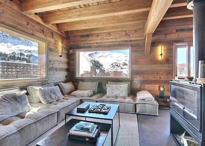 Chalet neuf à La Plagne avec parking et sauna - FR-1-455-267