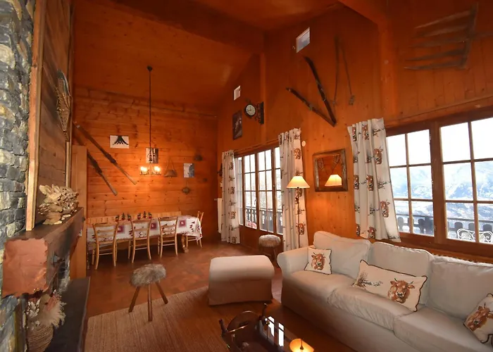 Chalet Dix Loups A Anzere Avec Vue Sur Les Alpes
