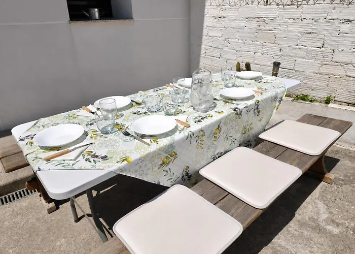 Casa Familiar En La Playa La Maruca Con Barbacoa