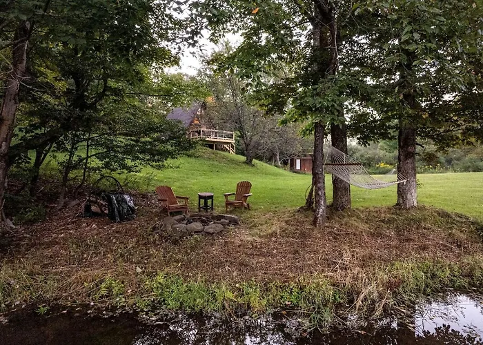 Peaceful A-Frame Retreat With Pond & Private Woodland Escape In Margaretville, New York