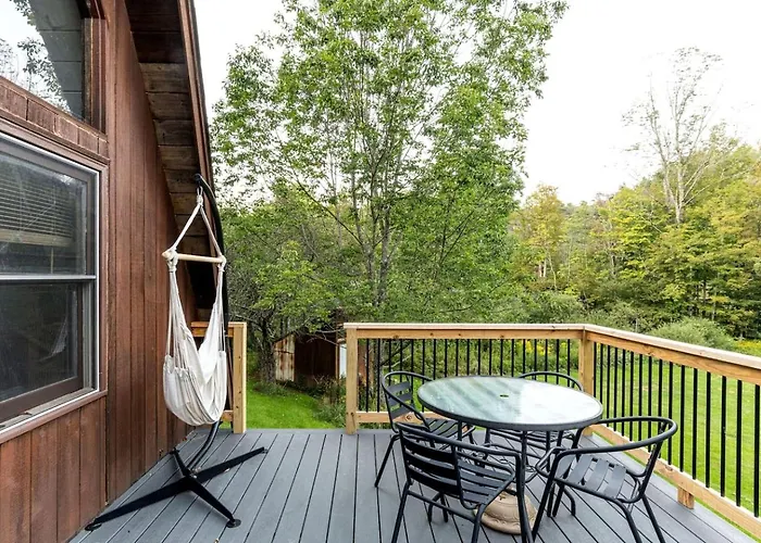 Peaceful A-Frame Retreat With Pond & Private Woodland Escape In Margaretville, New York