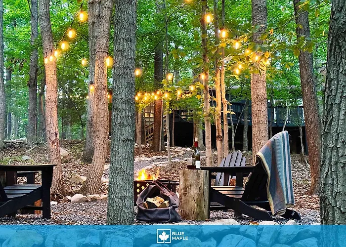 Modern Cabin W Fire Pit & Screened Porch