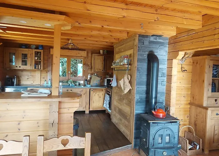 Magnifique Chalet , 10 Personnes, Vue Panoramique, Bain Nordique
