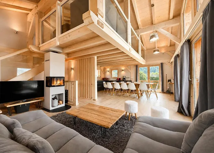 Chalet De Luxe 10 Pers. Avec Sauna Au Coeur Du Village, Wifi Inclus - Fr-1-505-34