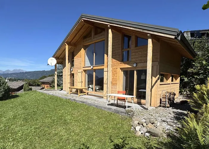 Chalet indépendant 8 pers, déco moderne, proche centre et remontées, terrasse sud-ouest - FR-1-572-32